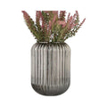 Silver Glass Vase