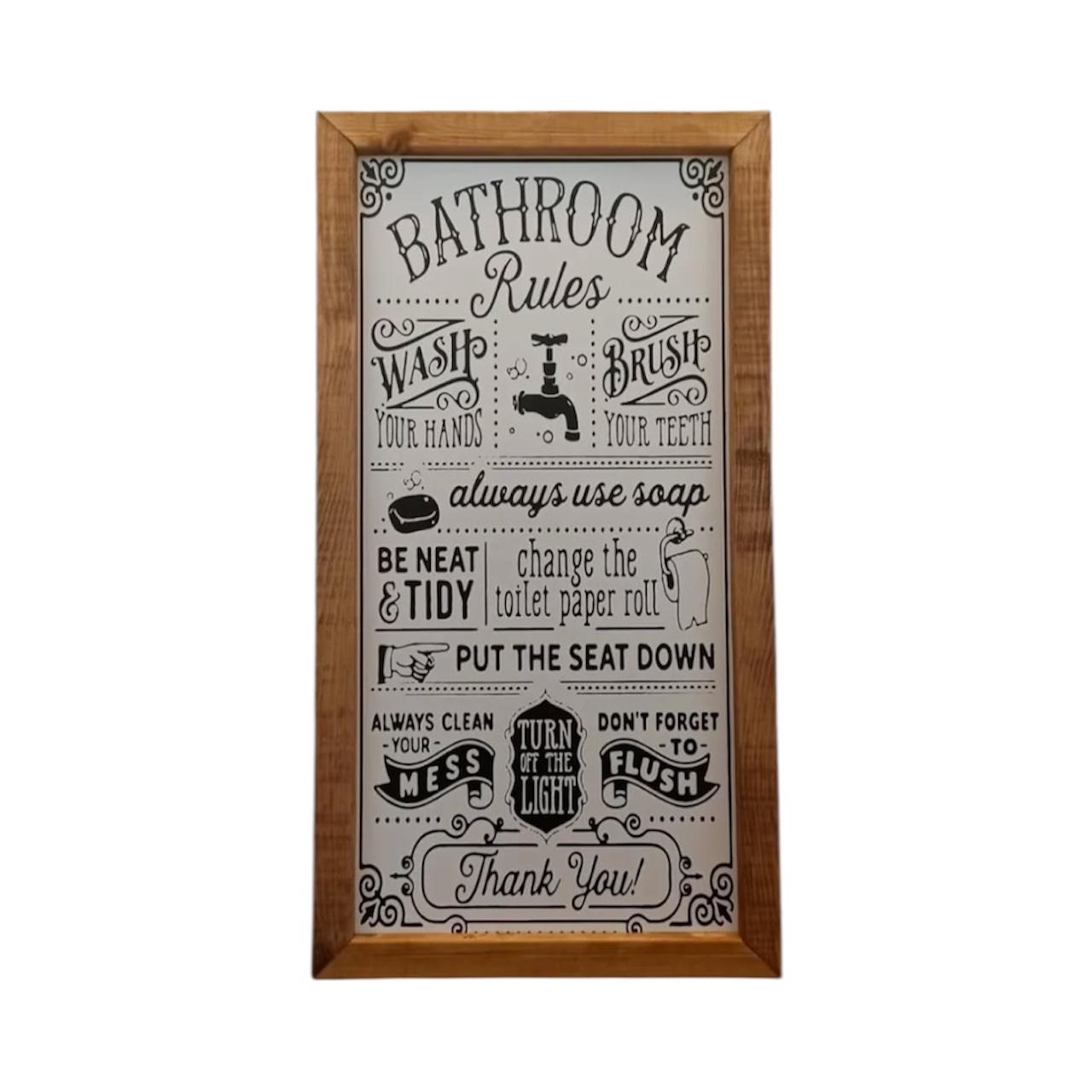 Bathroom Rules