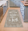 Velvet kitchen rug