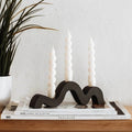Black Candle Holder
