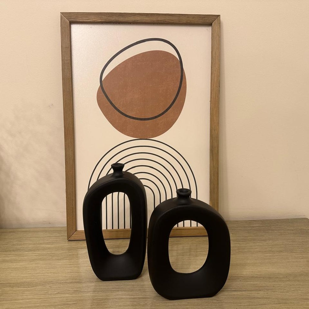 Black Vases