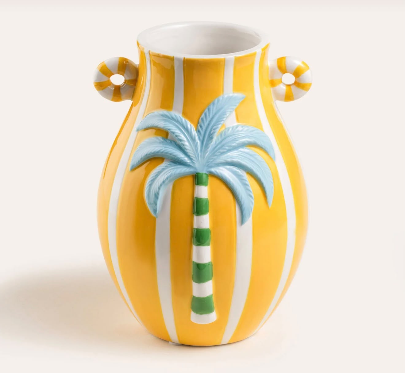 Yellow Ceramic Vase