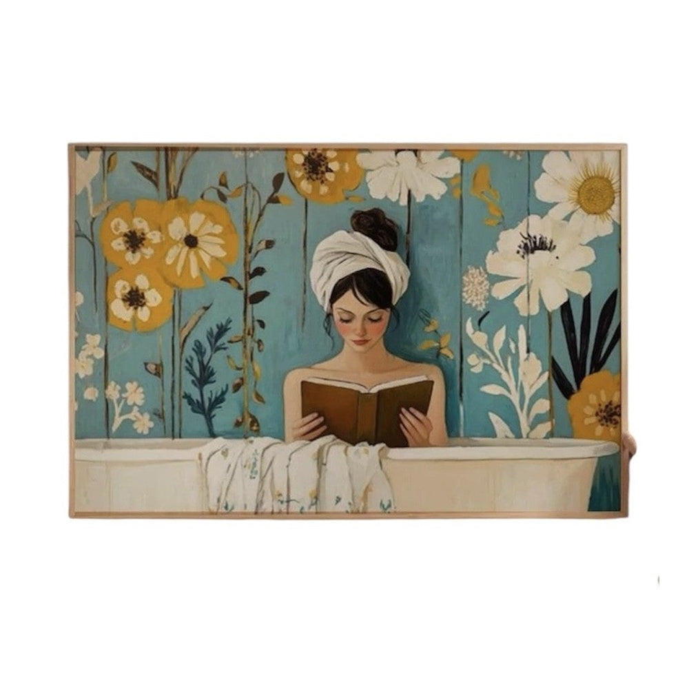 woman in a tub
