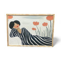 Woman & Tulips