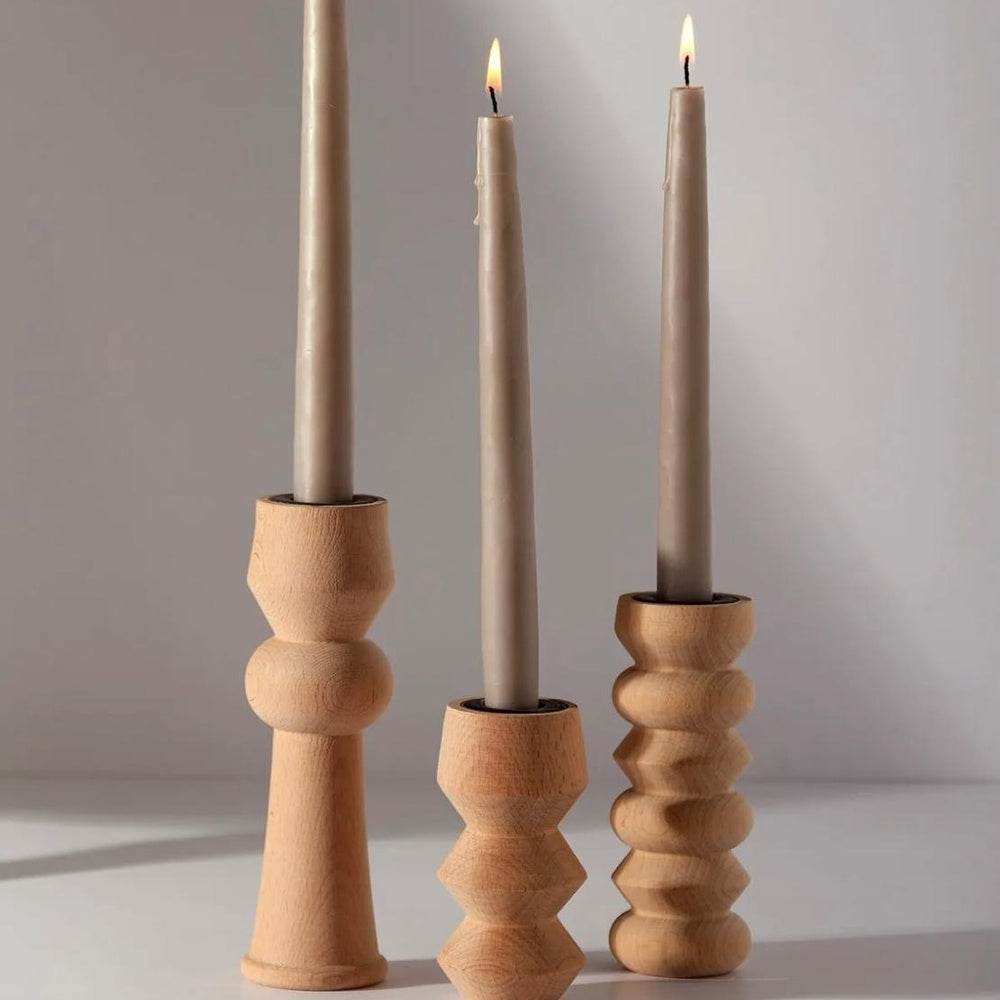 Wooden Candle Holder