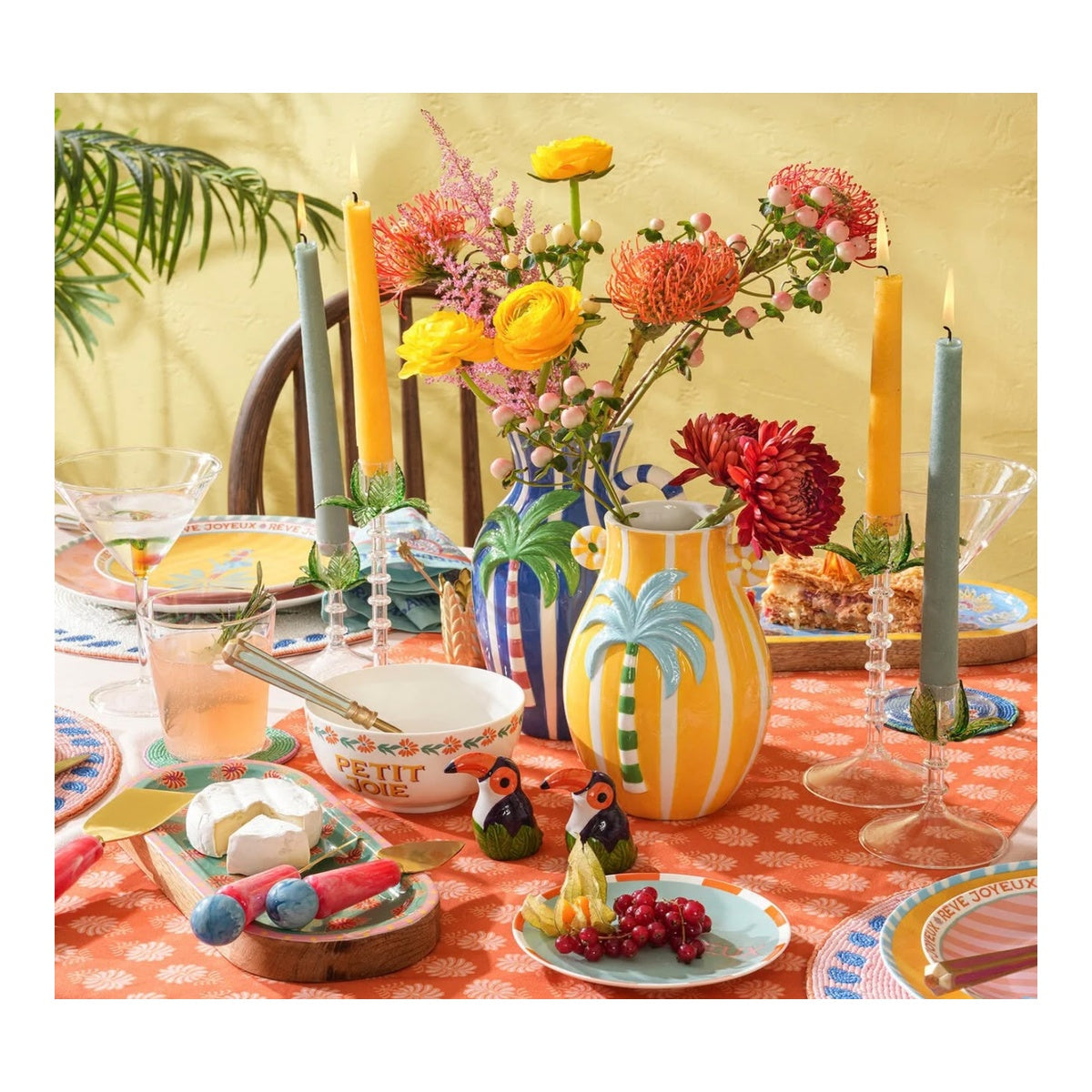 Yellow Ceramic Vase