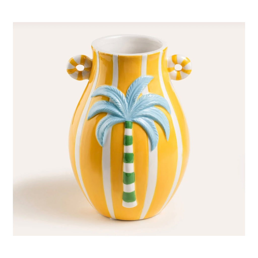 Yellow Ceramic Vase